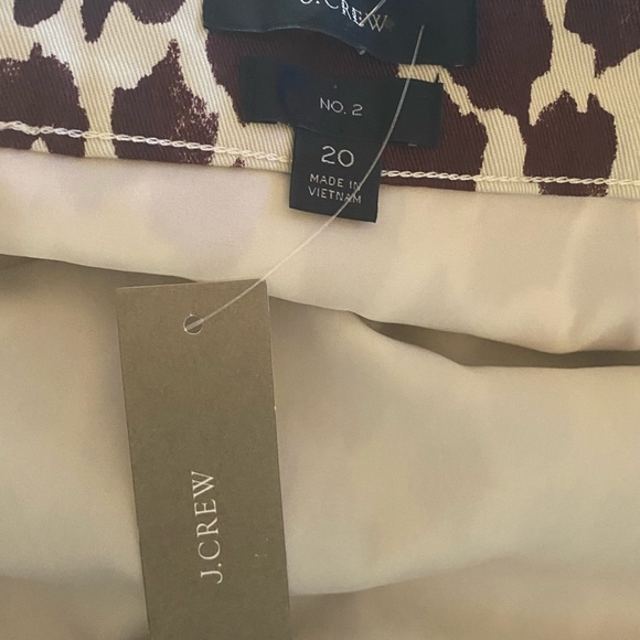 NWT J Crew Skirt Plus Giraffe Print - Picture 4 of 5